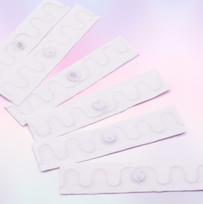 Etiqueta de lavandería de tela tejida RFID UHF para la gestión del lavado