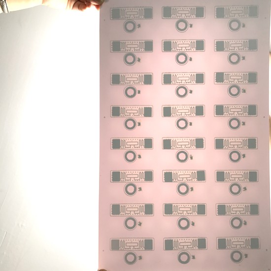 Lámina de incrustación RFID UHF de doble frecuencia de 13,56 MHz