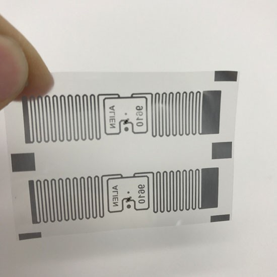 Incrustación seca RFID autoadhesiva HF UHF de largo alcance