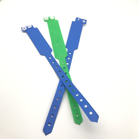 Pulseras desechables de PVC con control de acceso RFID para festivales