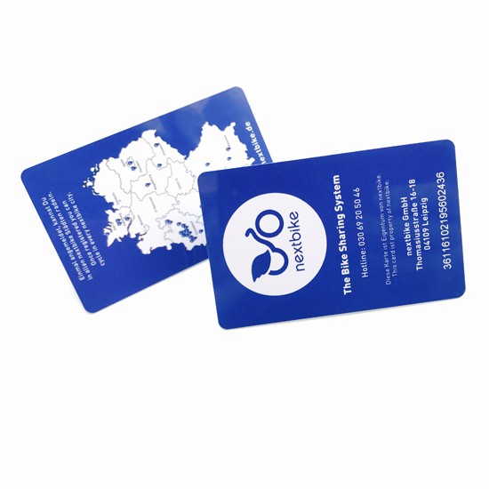 Tarjeta RFID MF 4K de 13,56 MHz con impresión a todo color