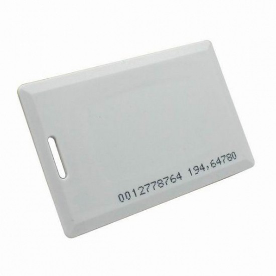 Tarjeta RFID de concha de plástico ABS de 125 Khz con cierre de seguridad