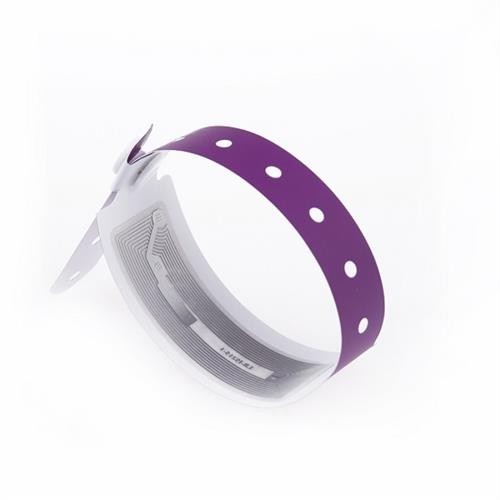 Pulsera de papel desechable RFID de 13,56 MHz para la gestión de pacientes