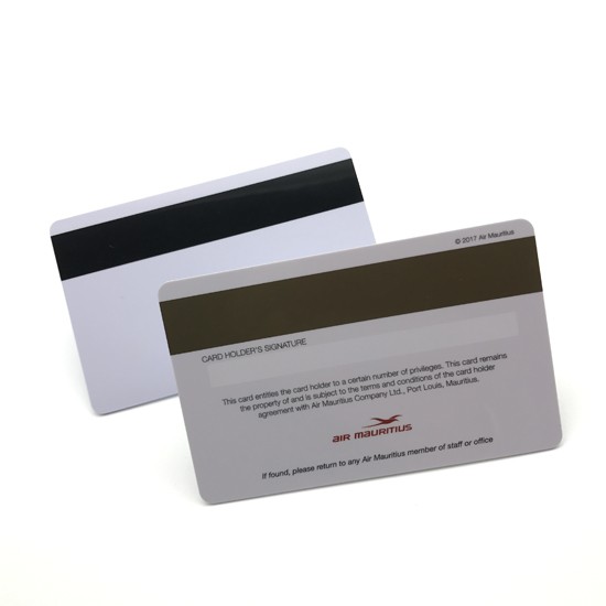 Tarjeta de membresía de plástico con banda magnética de colores