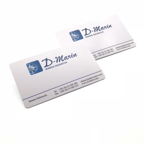 Tarjeta de identificación regrabable en blanco de PVC imprimible, tarjeta visual térmica
