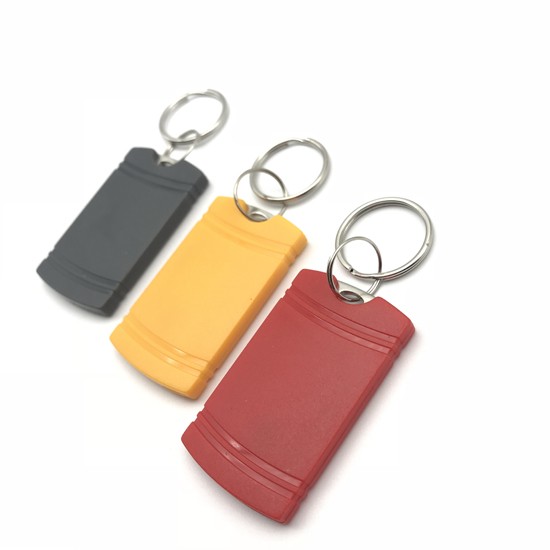 Llavero RFID ABS colorido impermeable de 13,56 MHz para cerradura