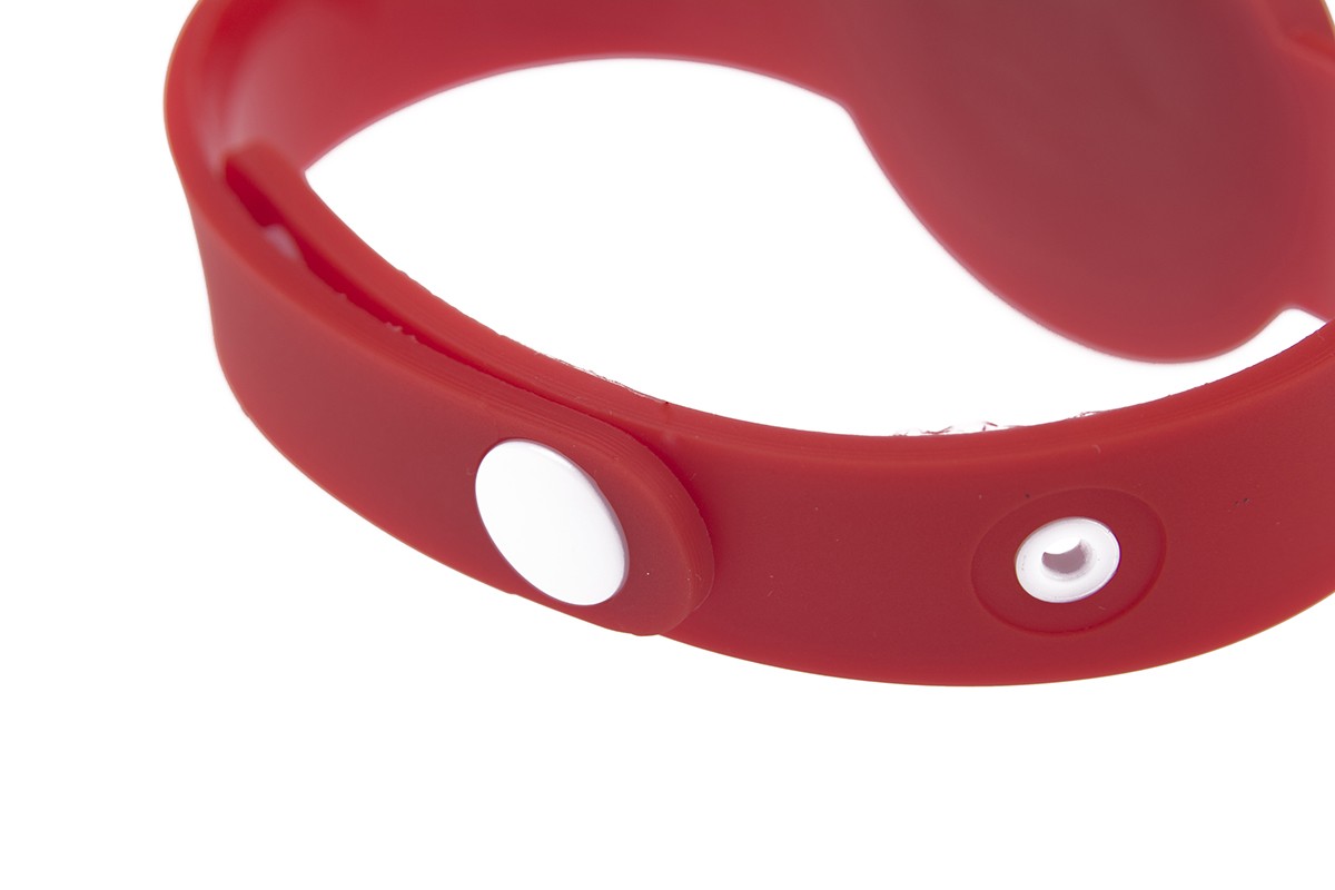Pulsera NFC con botón desechable de PVC blando RFID