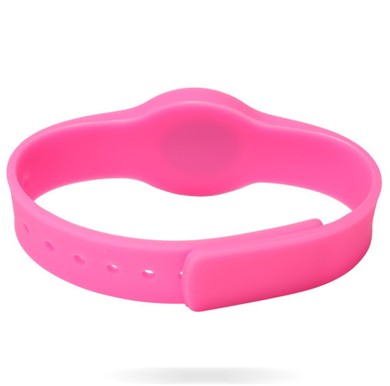 Pulseras de silicona RFID con impresión de logotipos para control de acceso a eventos