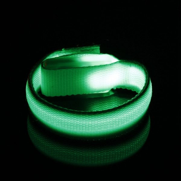 Pulsera de nailon con LED RFID con 15 cambios de color y control de largo alcance