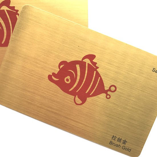 Tarjetas de presentación de alta calidad con lámina de oro