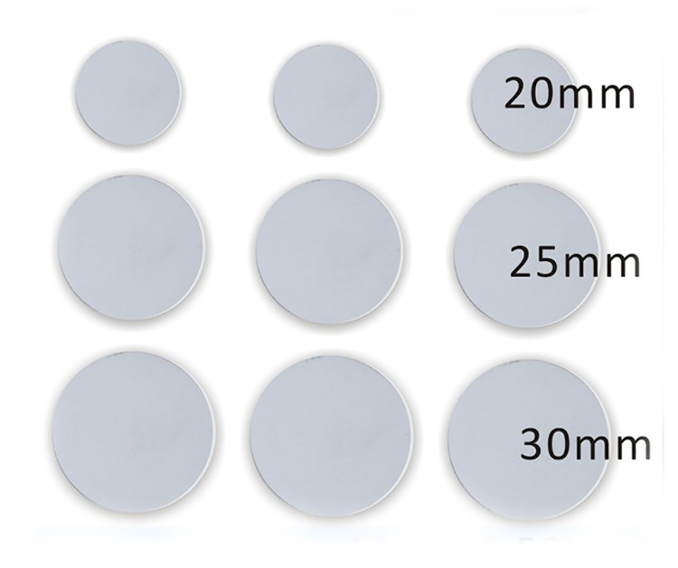 Etiqueta RFID de PVC redonda blanca TK4100 EM4305 de 125 kHz