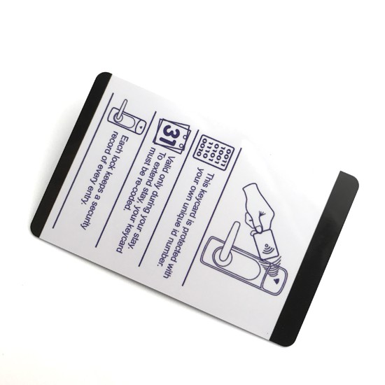 Tarjetas con llave RFID de la marca Hotel Ving Card