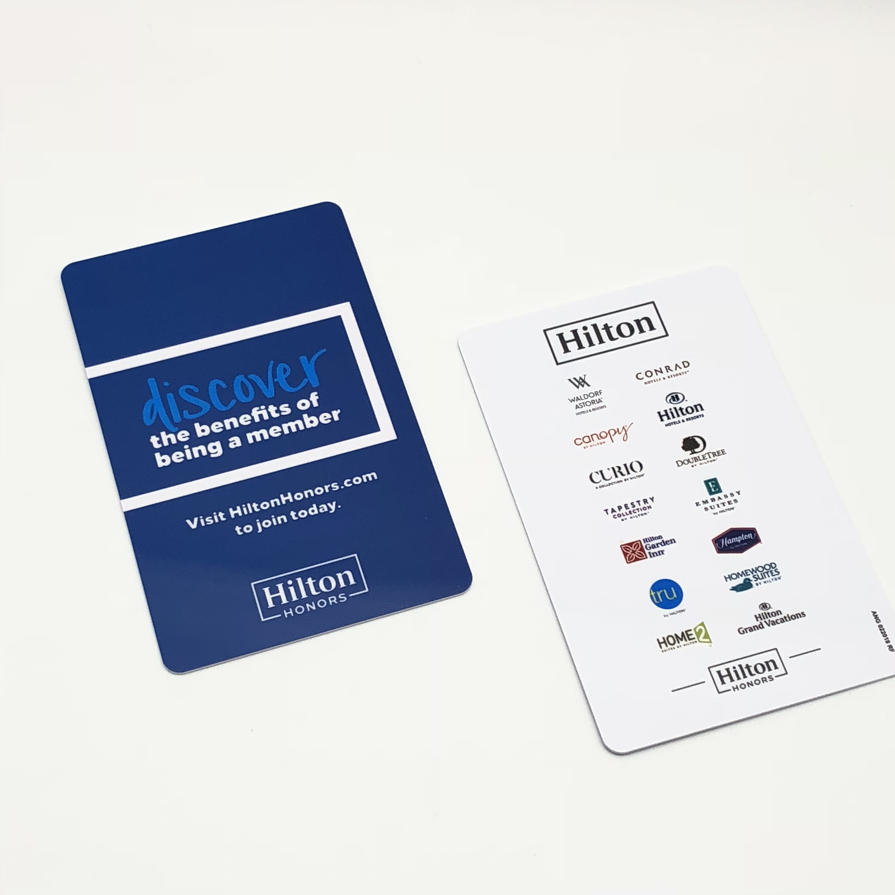 Tarjeta llave de hotel RFID para hostelería