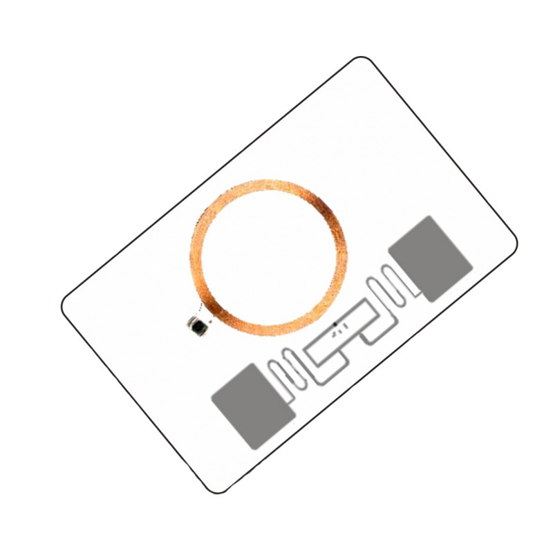 Tarjeta inteligente combinada híbrida RFID HF de doble frecuencia con UHF
