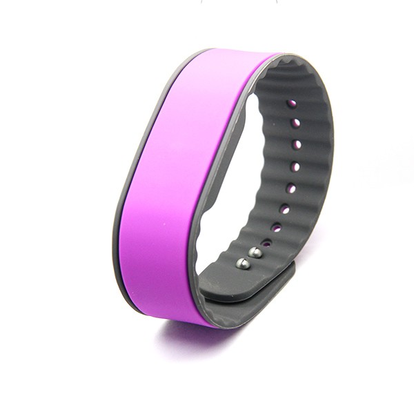 Pulsera de silicona ultraligera NFC ajustable con RFID