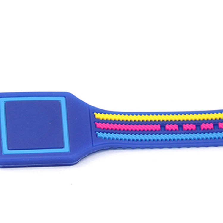 Pulsera inteligente RFID en relieve de silicona de colores