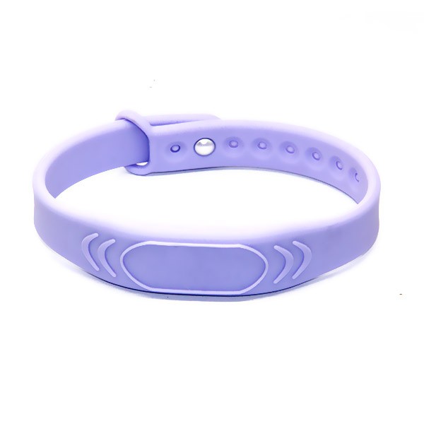 Pulsera RFID de silicona para gimnasios y piscinas. Pulsera inteligente NFC/RFID.