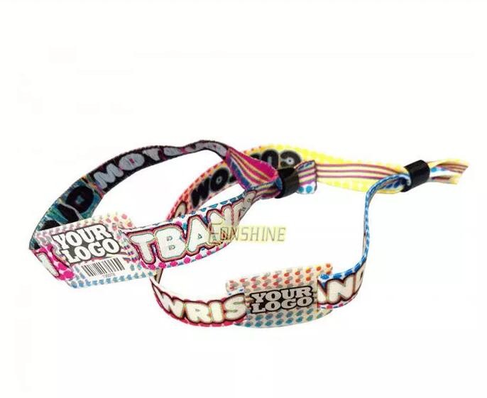 Pulsera RFID de poliéster para tickets de eventos