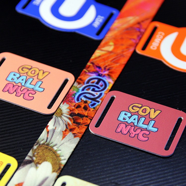 Pulsera RFID de poliéster para tickets de eventos