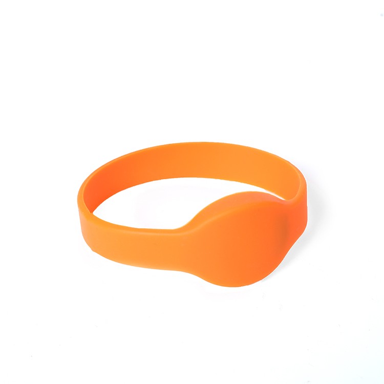 Pulseras de proximidad inteligentes personalizadas al por mayor con control de acceso de silicona suave RFID
