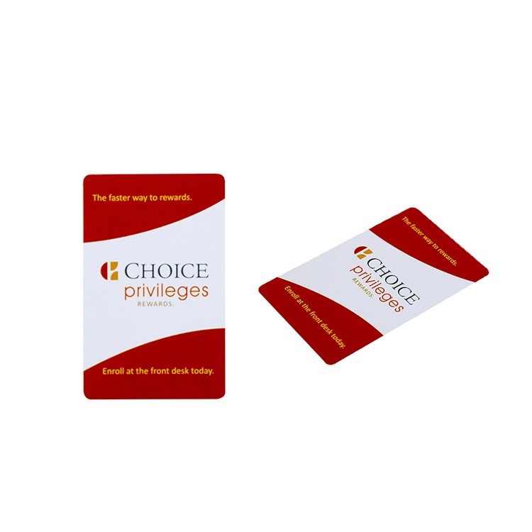 Tarjeta de hotel inteligente NFC con impresión CMYK clásica MF 1K S50 con 13,56 Mhz ISO14443A
