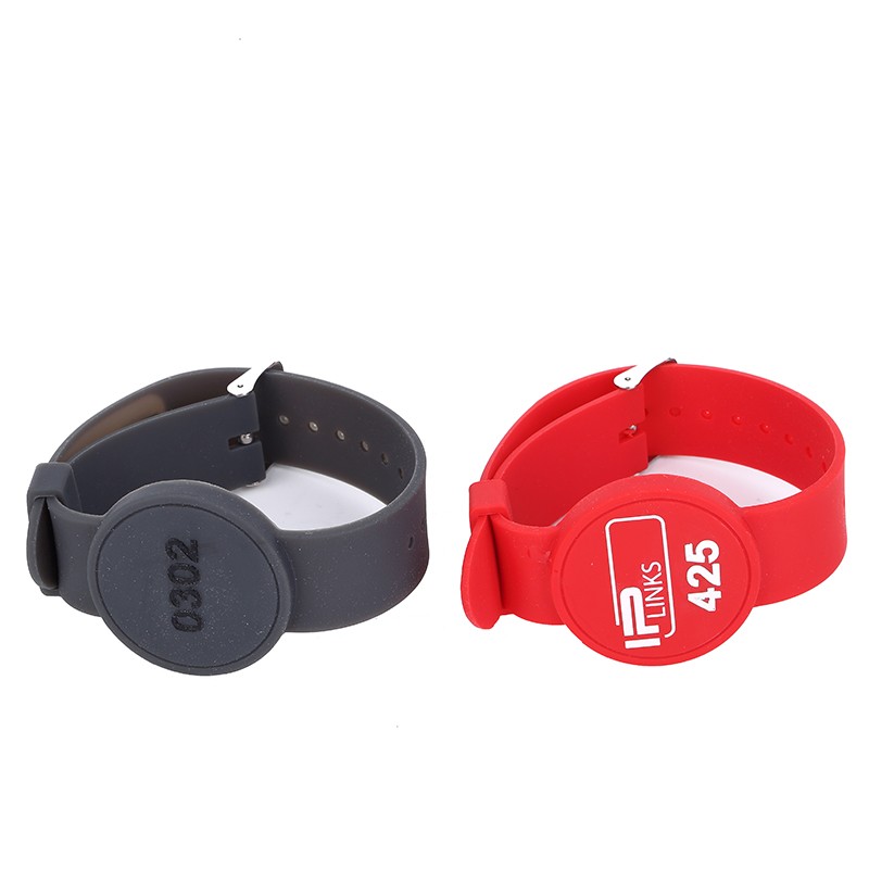 Pulsera pasiva NFC ajustable de silicona RFID a precio de fábrica
