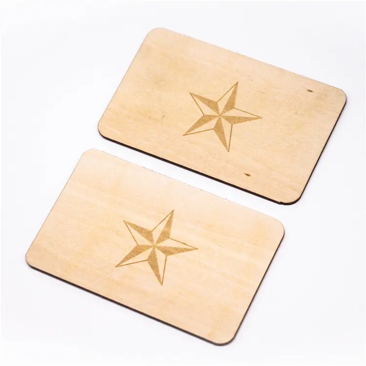 Tarjeta de hotel de madera RFID para negocios Tarjeta de madera NFC