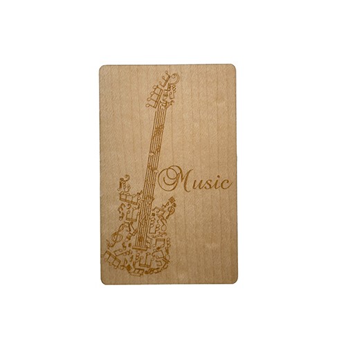 Tarjetas de visita programables de madera de bambú RFID ISO14443A Smart NTAG 213 NFC Tarjeta de madera