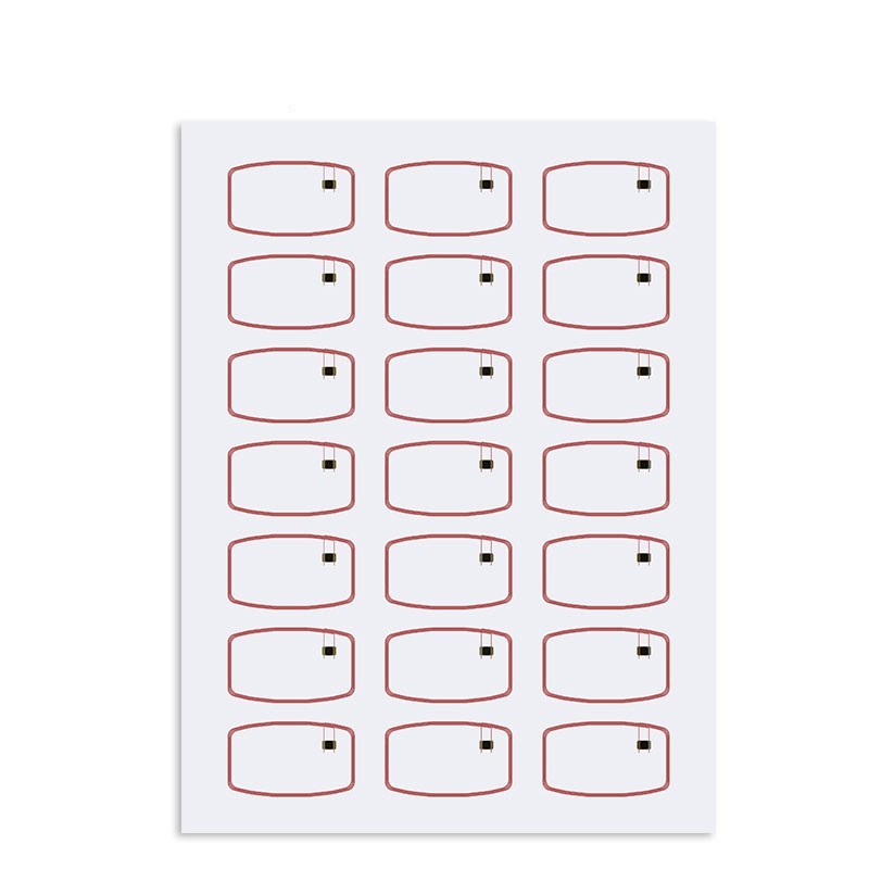 Incrustación RFID MIFARE DESFire EV1 2K 4K de 3 x 7 para la fabricación de tarjetas inteligentes