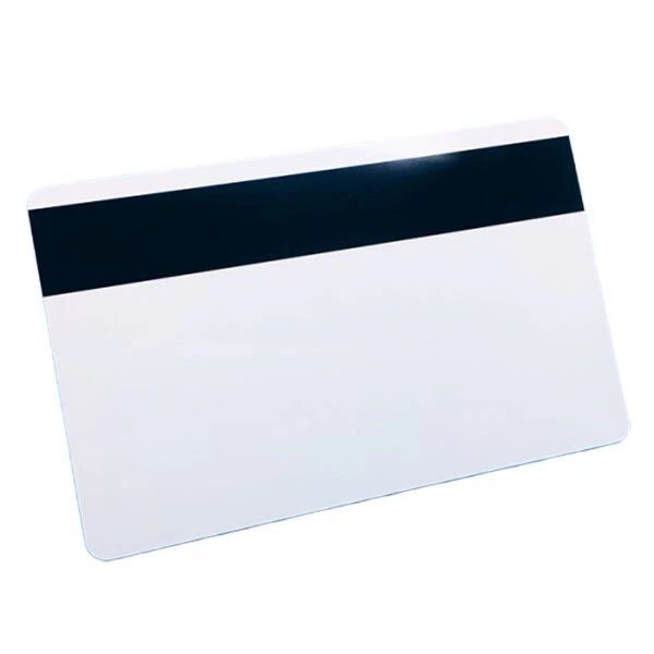 Tarjeta de PVC de plástico de colores con banda magnética CR80 y número de serie impreso