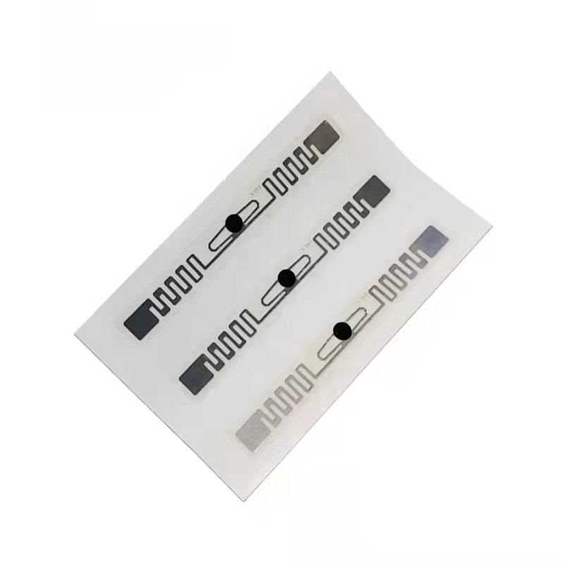 Etiquetas RFID de largo alcance económicas ISO18000 6C con incrustación UHF, etiqueta RFID adhesiva