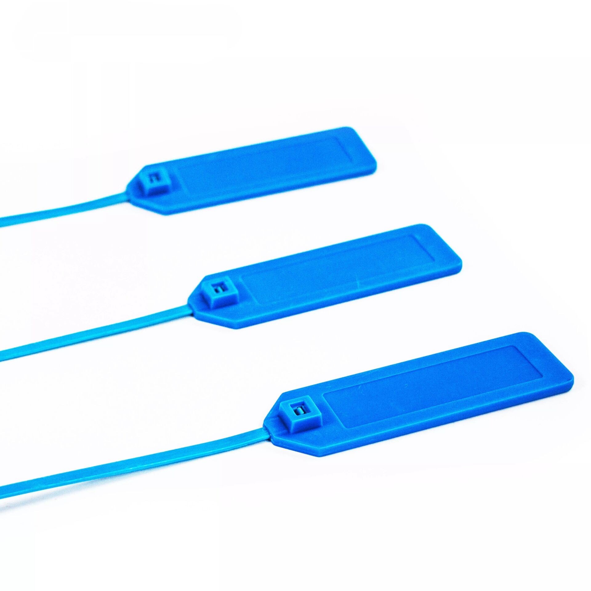 Etiqueta de nailon para bridas de plástico con cierre RFID, impresa a medida y con etiqueta