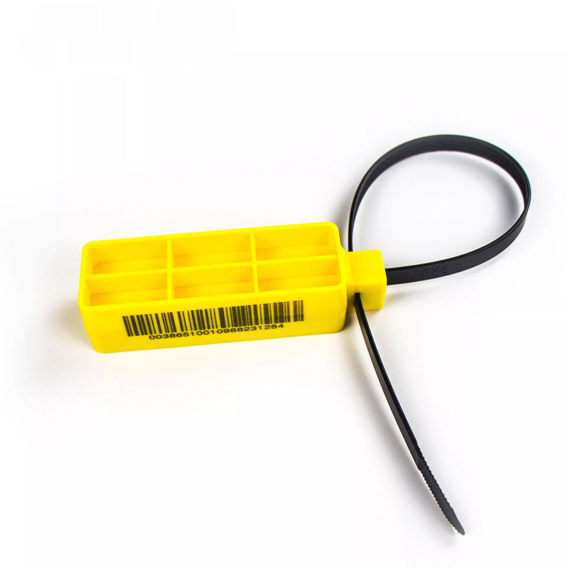 Etiqueta de nailon para bridas de plástico con cierre RFID, impresa a medida y con etiqueta