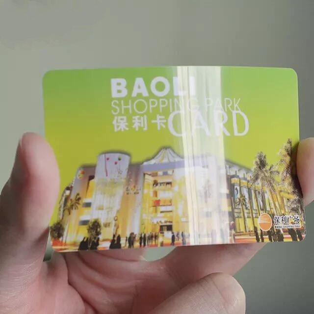 Impresión de tarjetas de membresía de plástico ecológico, tarjeta de identificación de fidelidad de PET/PVC, tarjeta de regalo de PVC