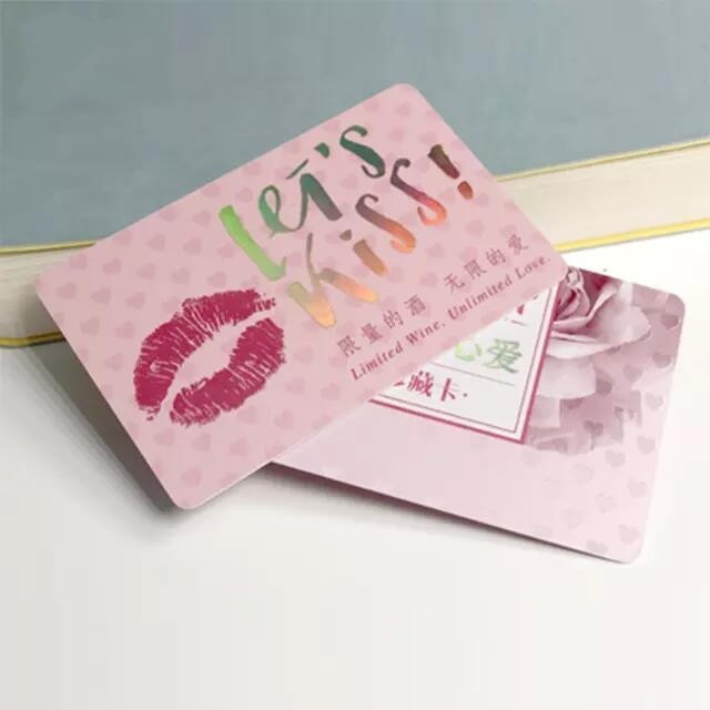 Impresión de tarjetas de membresía de plástico ecológico, tarjeta de identificación de fidelidad de PET/PVC, tarjeta de regalo de PVC