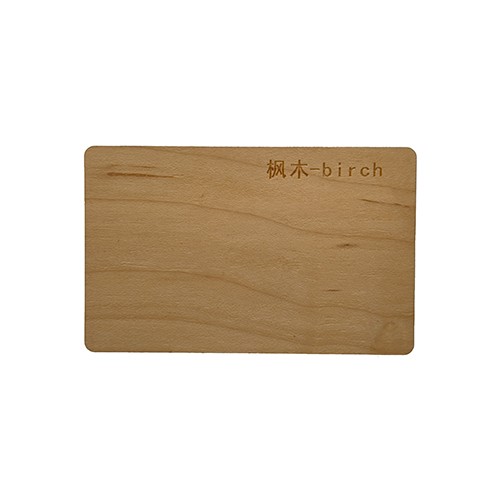 Tarjeta de llave de hotel RFID de madera de bambú ecológica