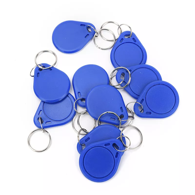 Llavero RFID ABS de 13,56 MHz con NFC para sistemas de control de acceso.