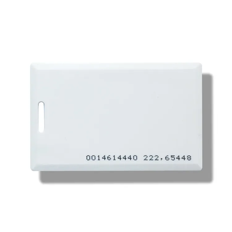 Tarjeta de proximidad RFID sin contacto con chip Mango TK28 TK4100 de 125 kHz con control de acceso Clamshell