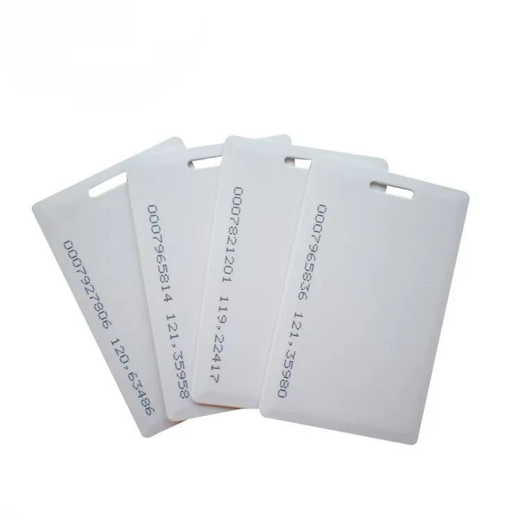 Tarjeta de proximidad RFID sin contacto con chip Mango TK28 TK4100 de 125 kHz con control de acceso Clamshell