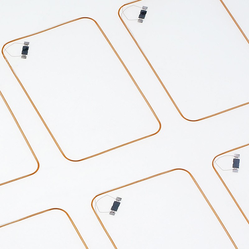 Incrustación RFID MIFARE DESFire EV1 2K 4K de 3 x 7 para la fabricación de tarjetas inteligentes