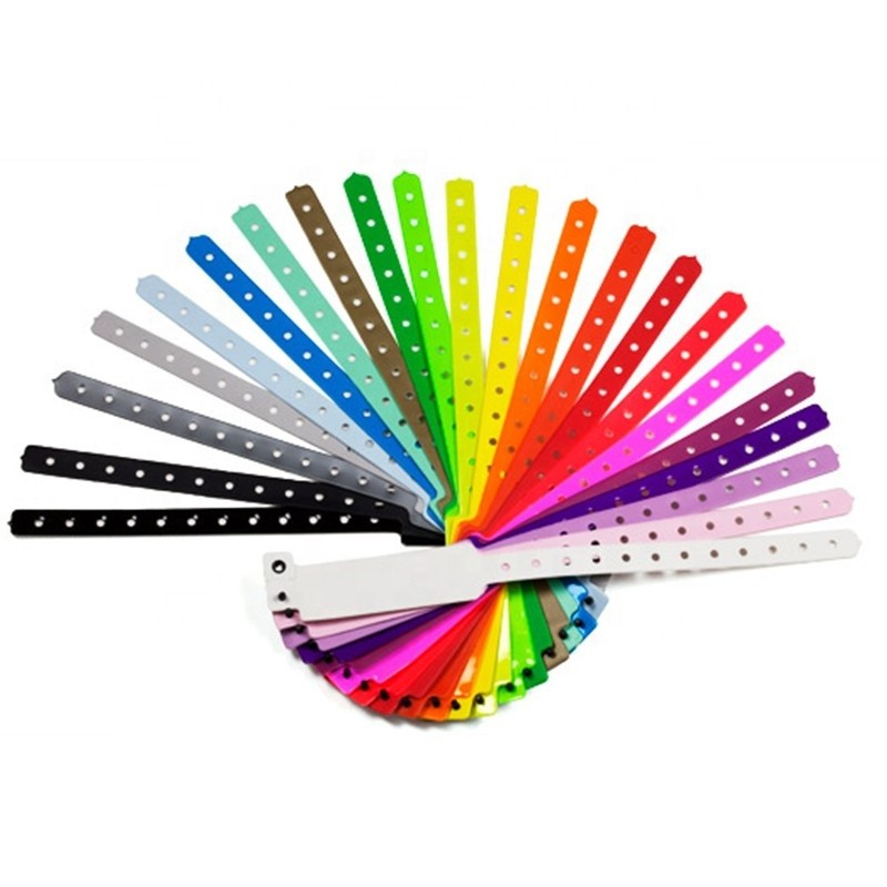 Pulsera RFID desechable UHF H3 NFC con impresión en tela de papel PP para identificación médica