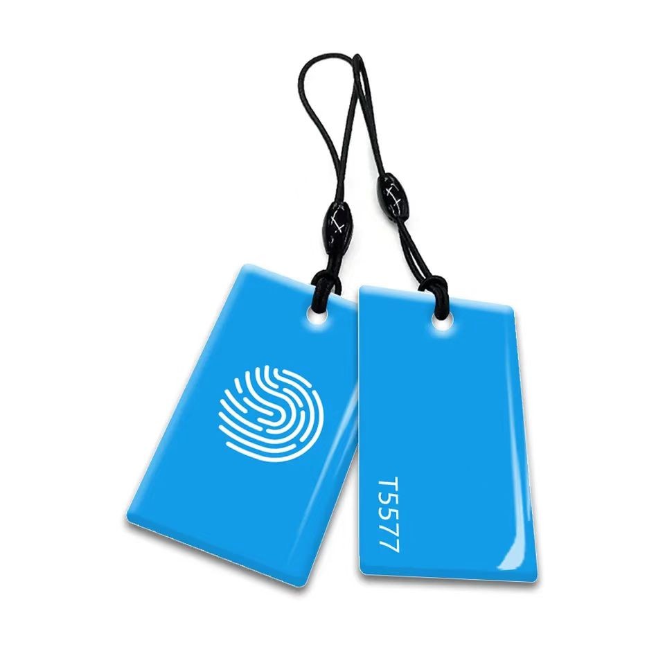 Tarjetas de llave epoxi NFC RFID programables de 13,56 MHz