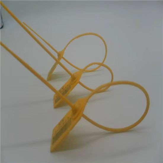 Cable RFID UHF de nailon autoblocante de alta resistencia con etiqueta de cierre de cremallera