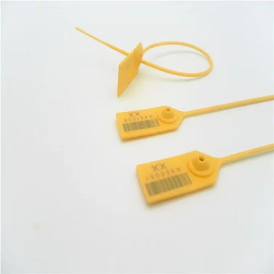 Cable RFID UHF de nailon autoblocante de alta resistencia con etiqueta de cierre de cremallera