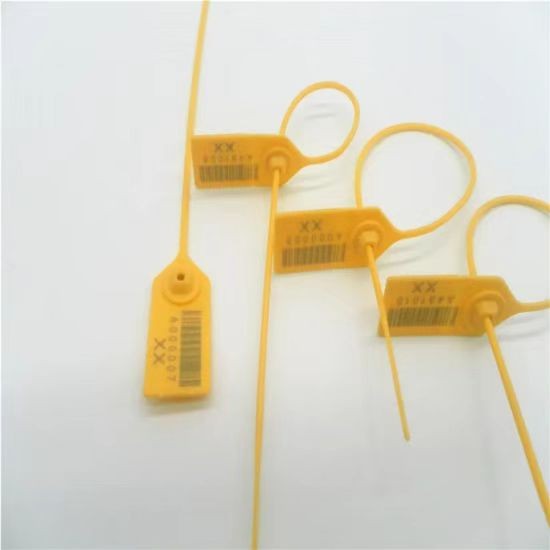 Cable RFID UHF de nailon autoblocante de alta resistencia con etiqueta de cierre de cremallera