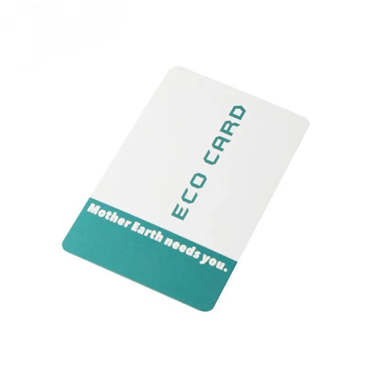 Materiales ecológicos, chip RFID, llave de hotel de papel biológico ecológico