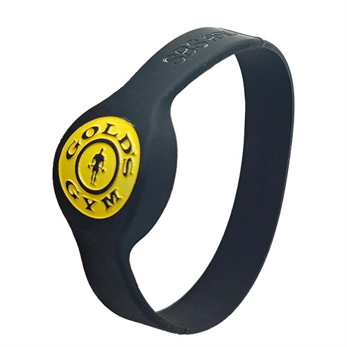 Pulsera de silicona con logotipo personalizado, pulseras de goma
