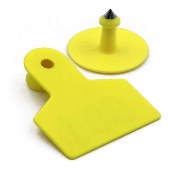 Etiquetas inteligentes para orejas de animales con código QR UHF RFID de largo alcance para ovejas y cerdos