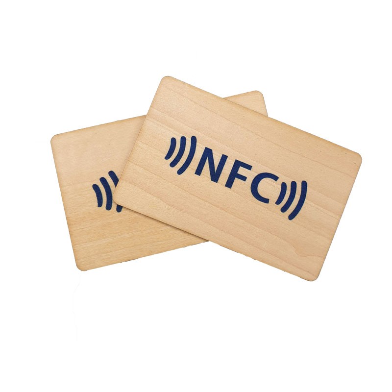 Tarjeta llave de hotel con control de acceso RFID de madera ecológica con logotipo personalizado