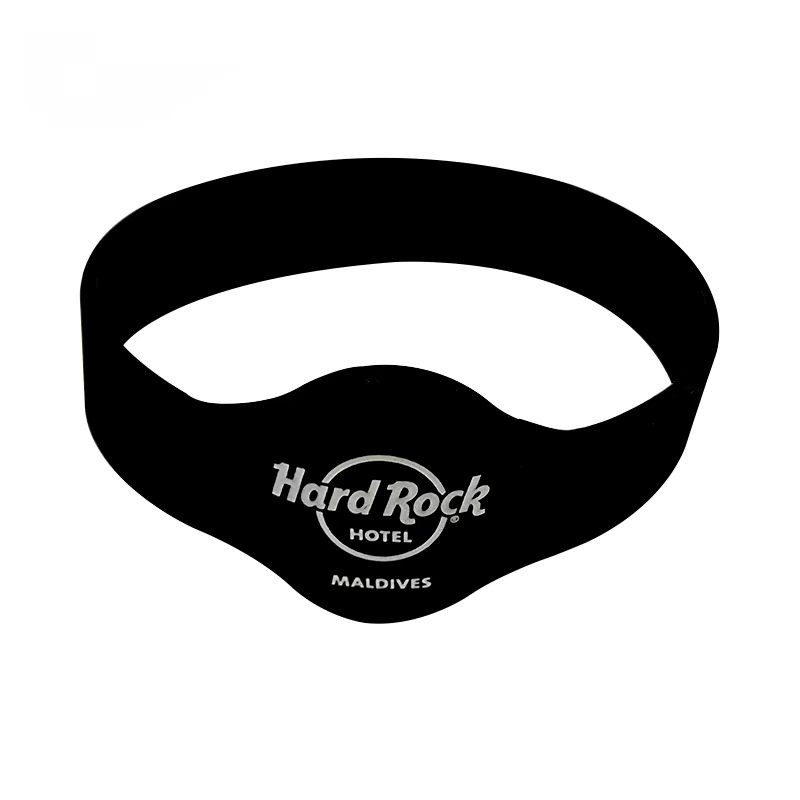 Pulsera de silicona con logotipo personalizado para regalos promocionales y empresariales